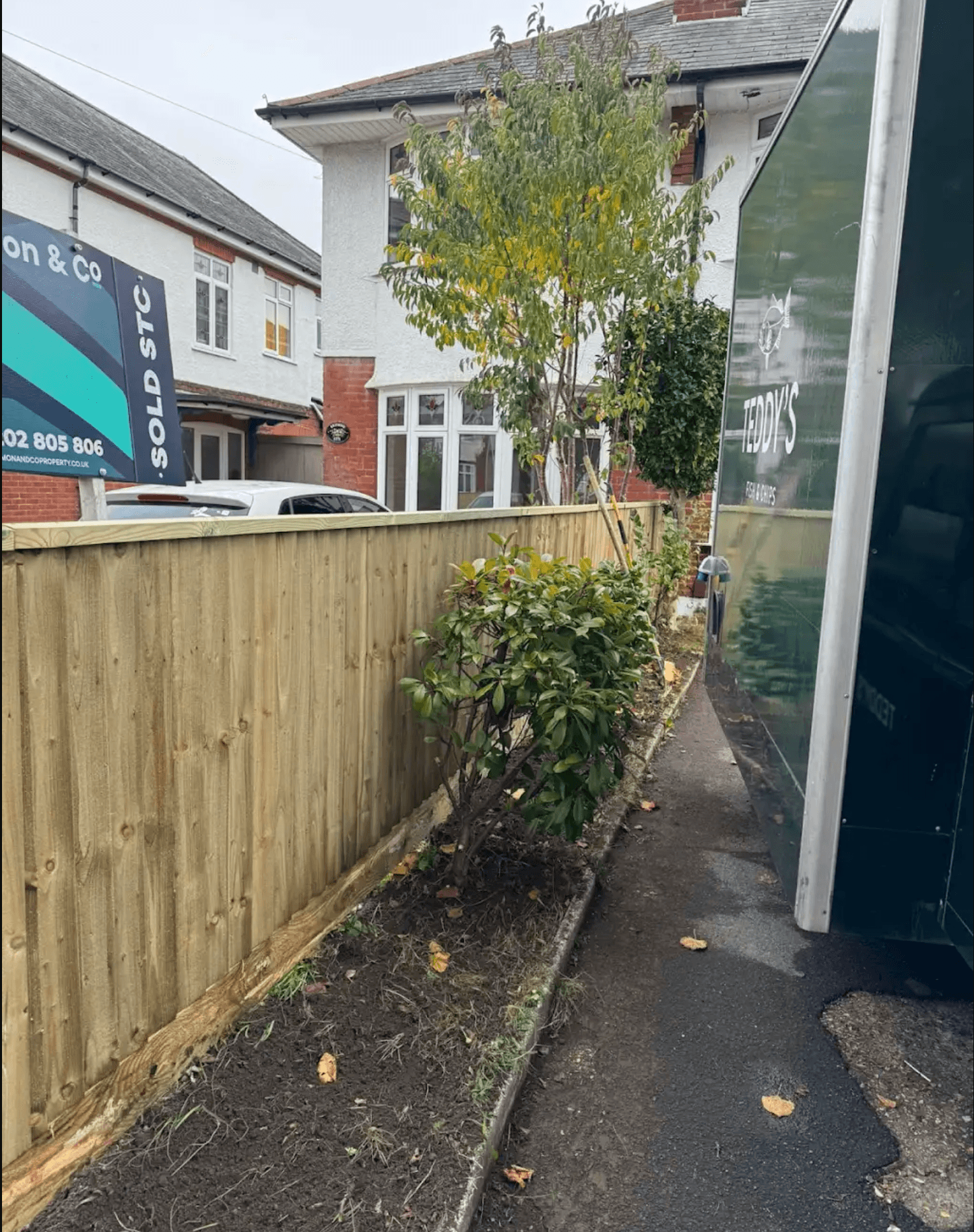 Quality fencing work completed in Poole area